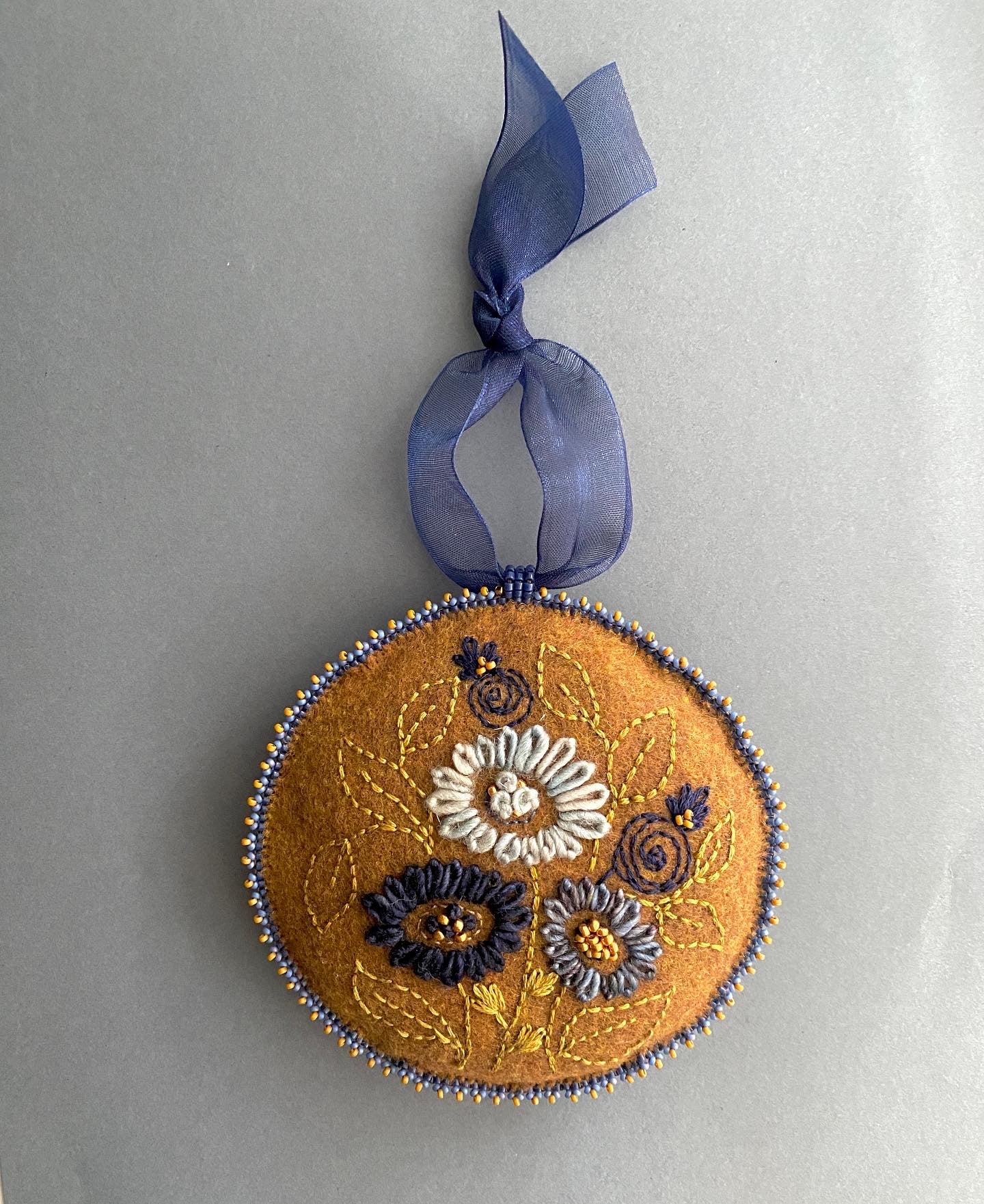 Desert flower little pillow wall ornament