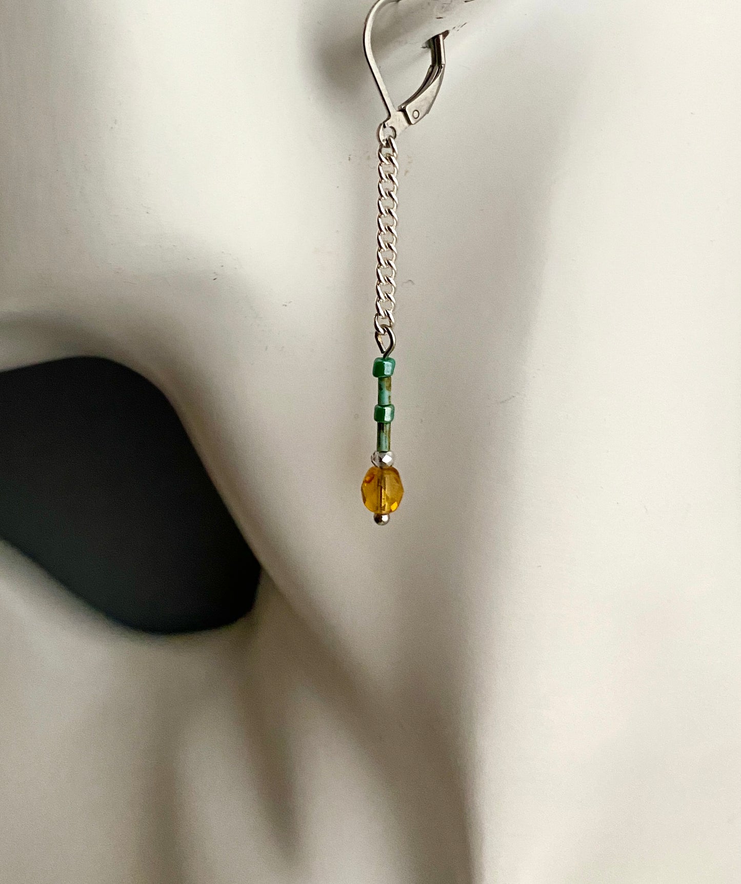 Rain drop dangle earrings